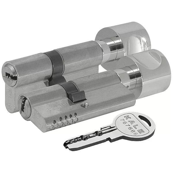 Механизм цилиндровый Kale-Kilit 164 OBS BC/72 (35*37) никель, кл/верт