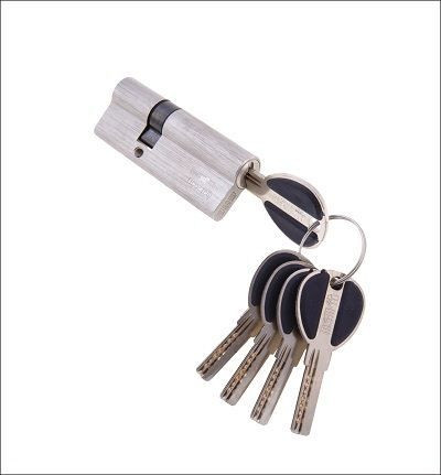 Цилиндровый механизм Msm C85 SN 50*35 (матовый никель) перфо