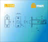 Механизм бесшумный (магнитный) - Межкомнатный L55M BR (коричневый)